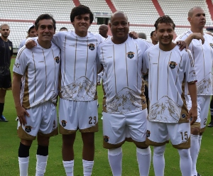 Dayro Moreno debutó como técnico con las Leyendas del Once Caldas y la “reventó” como influencer