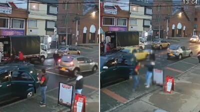 Balacera en el norte de Bogotá hoy 13 de abril: video del momento exacto