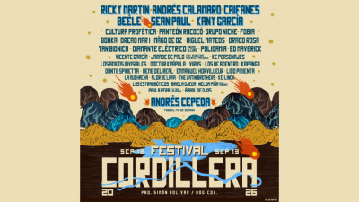¿Quiénes son los artistas invitados al Festival Cordillera 2026? Revelan cartel oficial