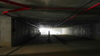 Así se ve el túnel peatonal de la troncal de TransMilenio de la avenida 68 con calle 13